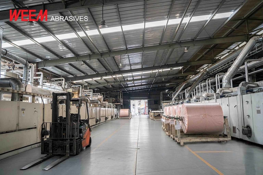 WEEM Abrasives ligne de production du fabricant