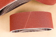 4 ceintures de ponçage d'oxyde d'aluminium X.21 clôturent l'utilisation enduite sur les ceintures de ponçage en bois