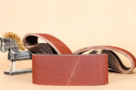 Poly ceintures de ponçage d'oxyde d'aluminium de coton 75mm x 533mm/poussière abrasive P36 pour grincer P220